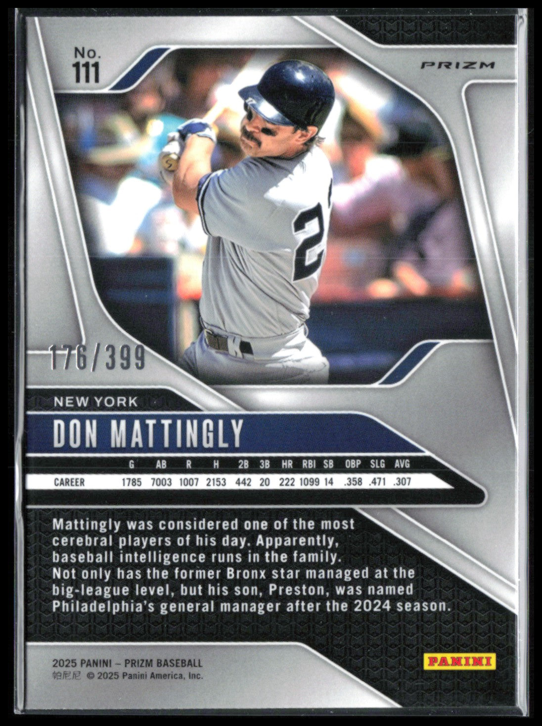 Don Mattingly Red Pulsar /399