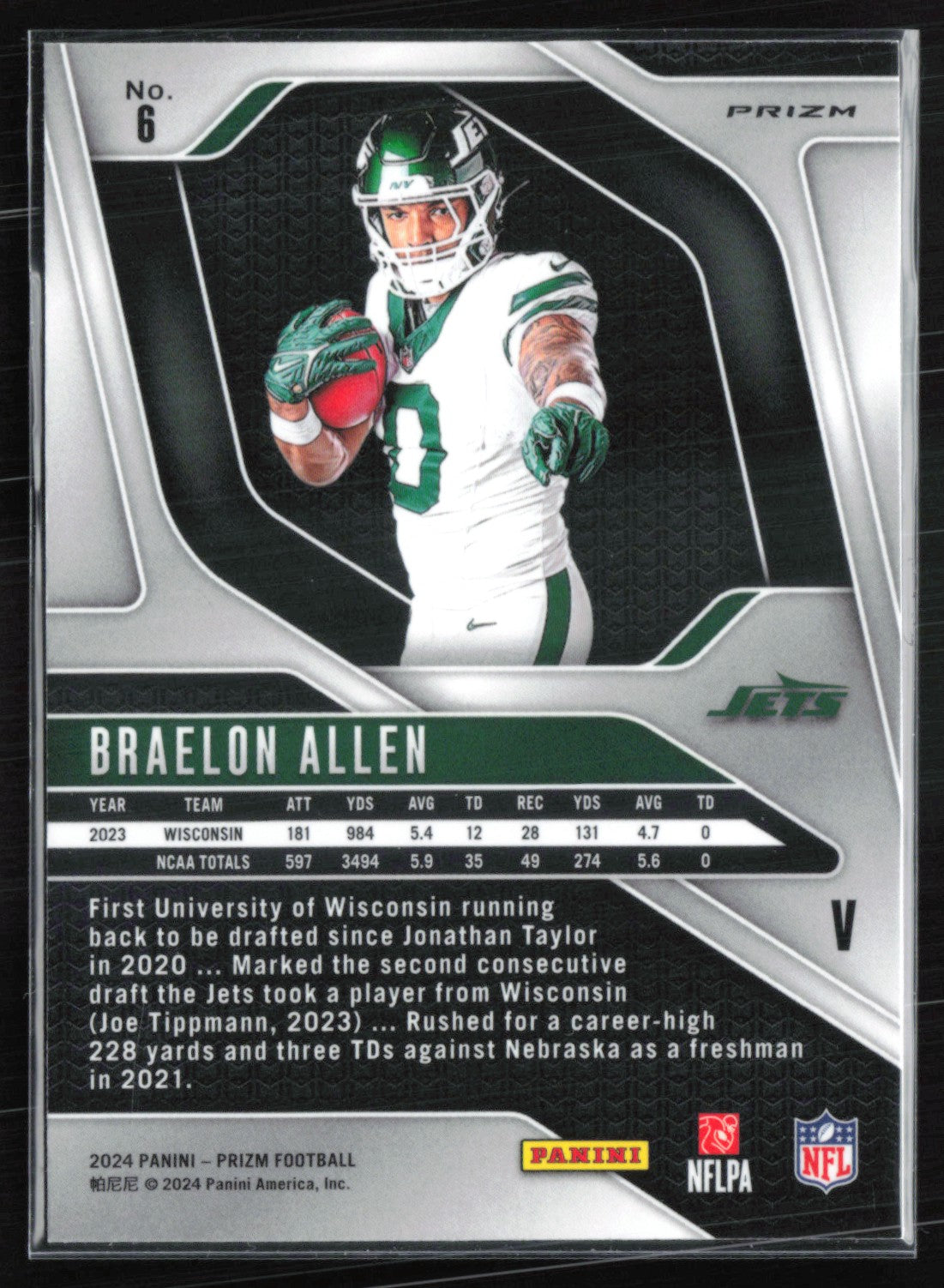 Braelon Allen RC Silver Variation