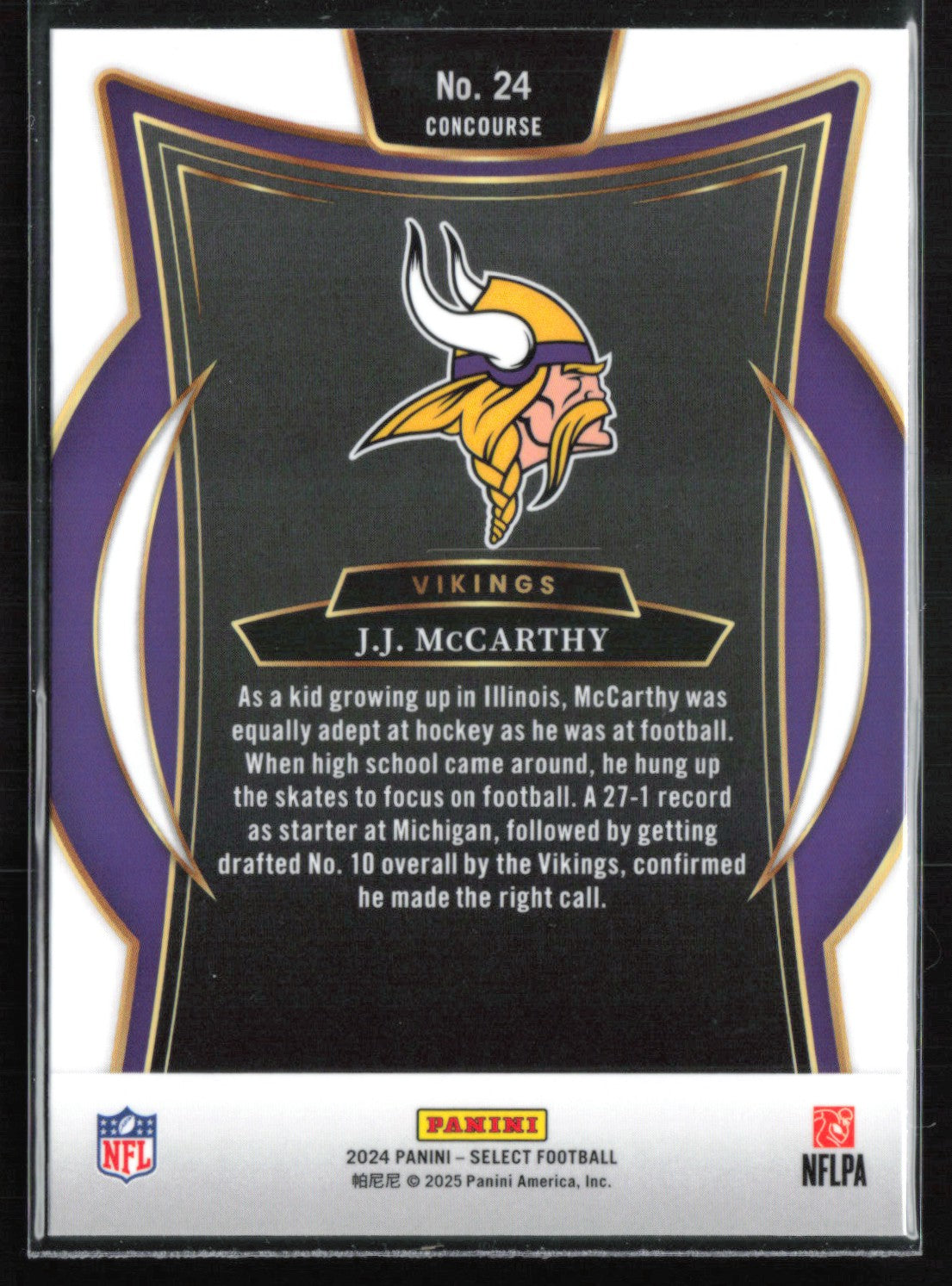 J.J. McCarthy RC Concourse