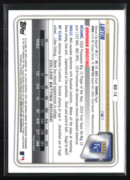 Nick Loftin 1st Bowman