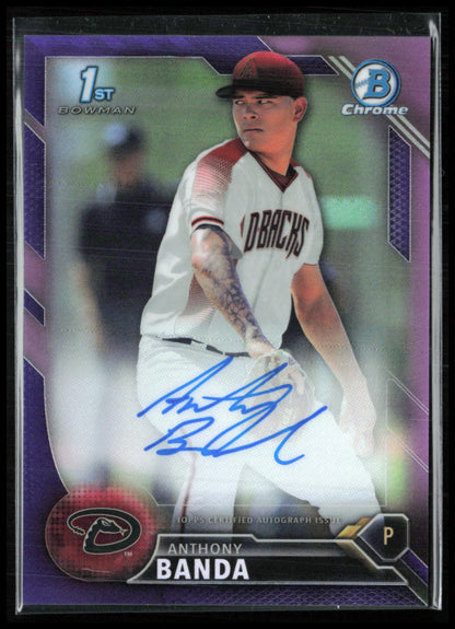 Anthony Banda 1st Bowman Auto Purple /250