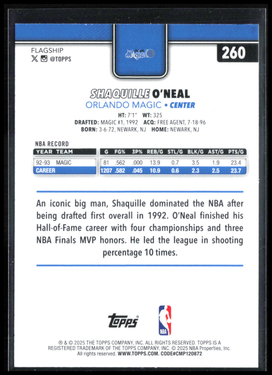 Shaquille O'Neal Stardust