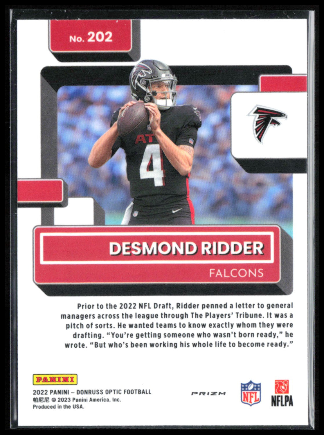 Desmond Ridder RC Holo