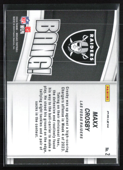 Maxx Crosby Green Mosaic