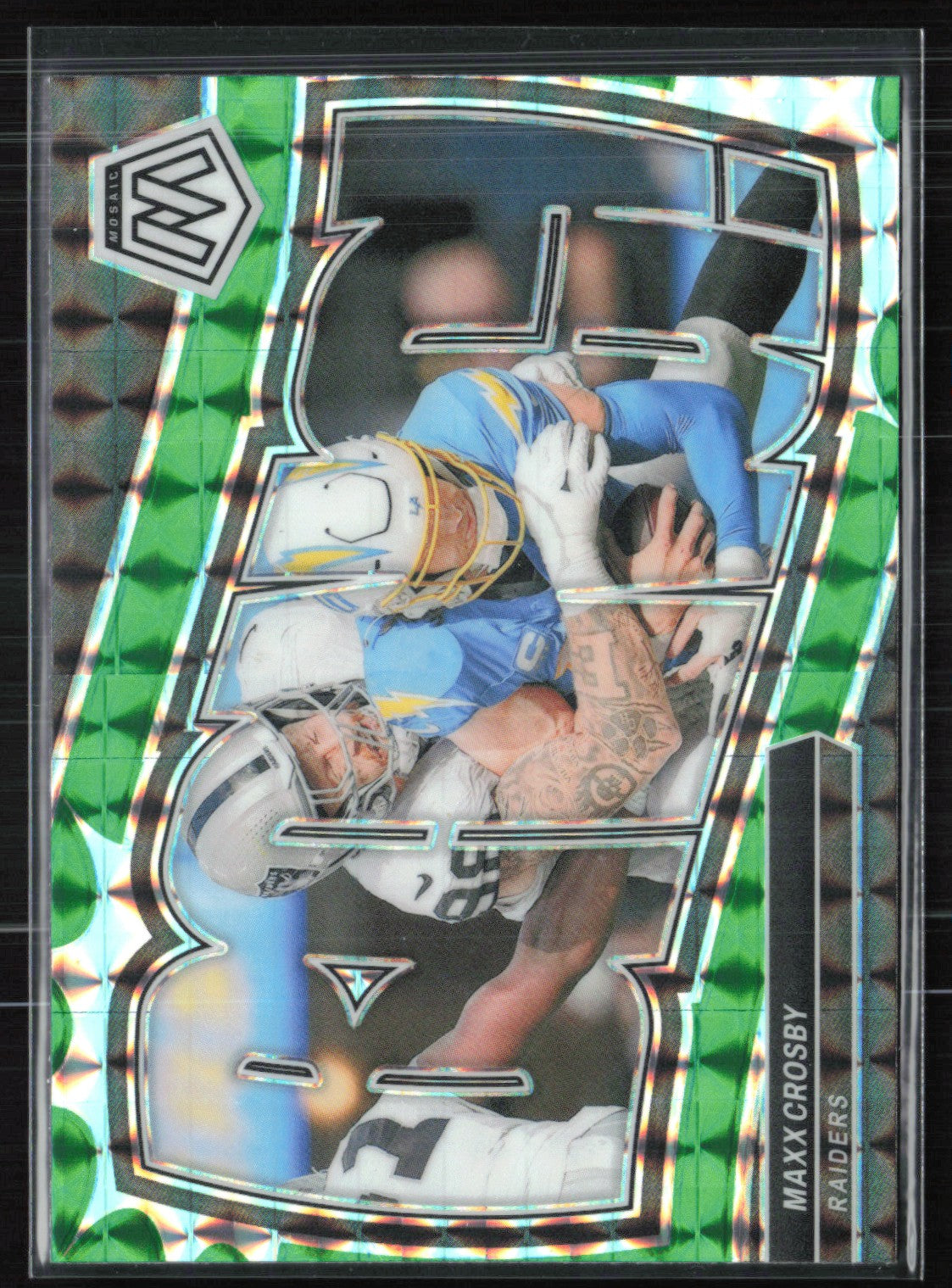 Maxx Crosby Green Mosaic