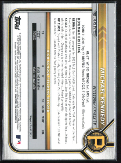 Michael Kennedy 1st Bowman B&W Raywave