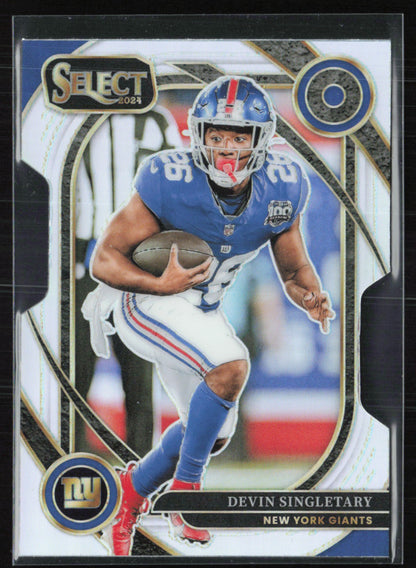 Devin Singletary Silver Die-Cut