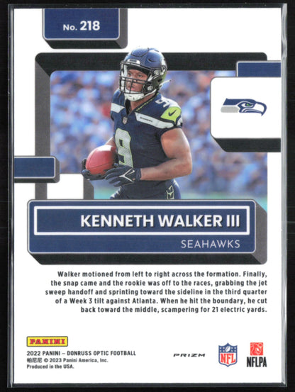 Kenneth Walker III RC Pink Holo