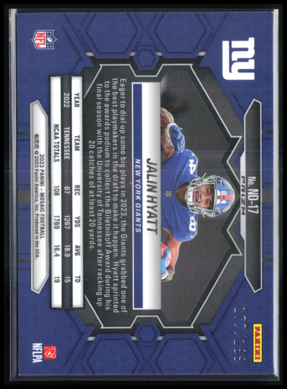 Jalin Hyatt RC Orange Debut /199