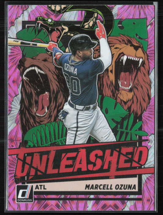 Marcell Ozuna Unleashed Pink Fireworks