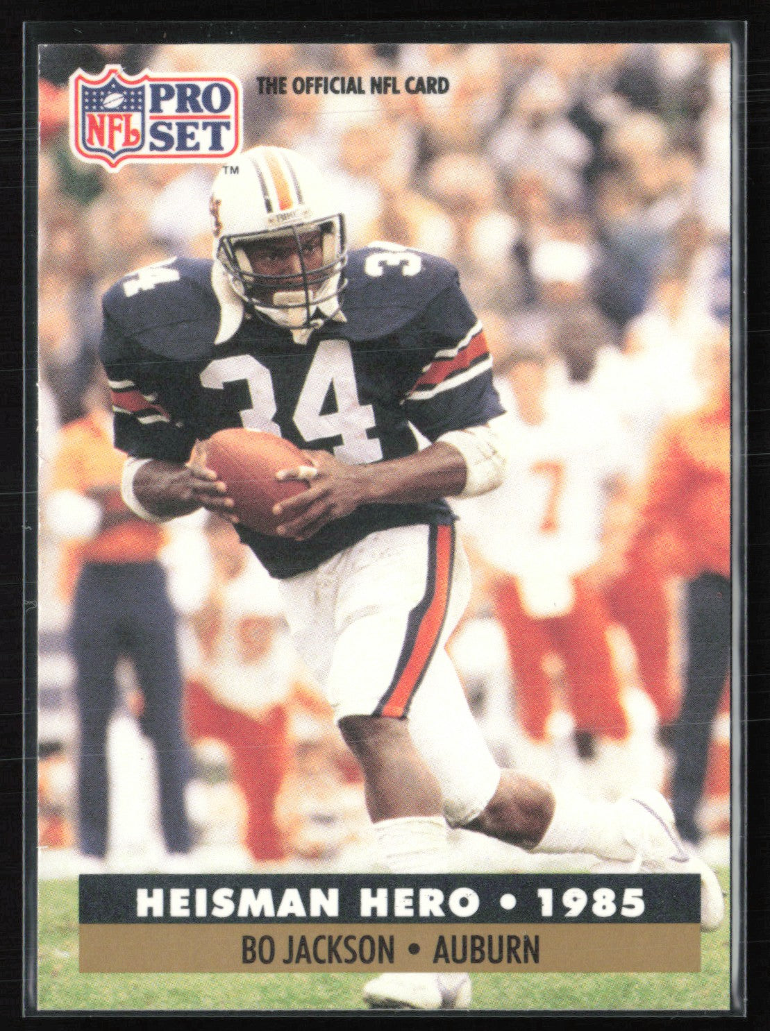 Bo Jackson 1991 Pro Set Heisman Hero