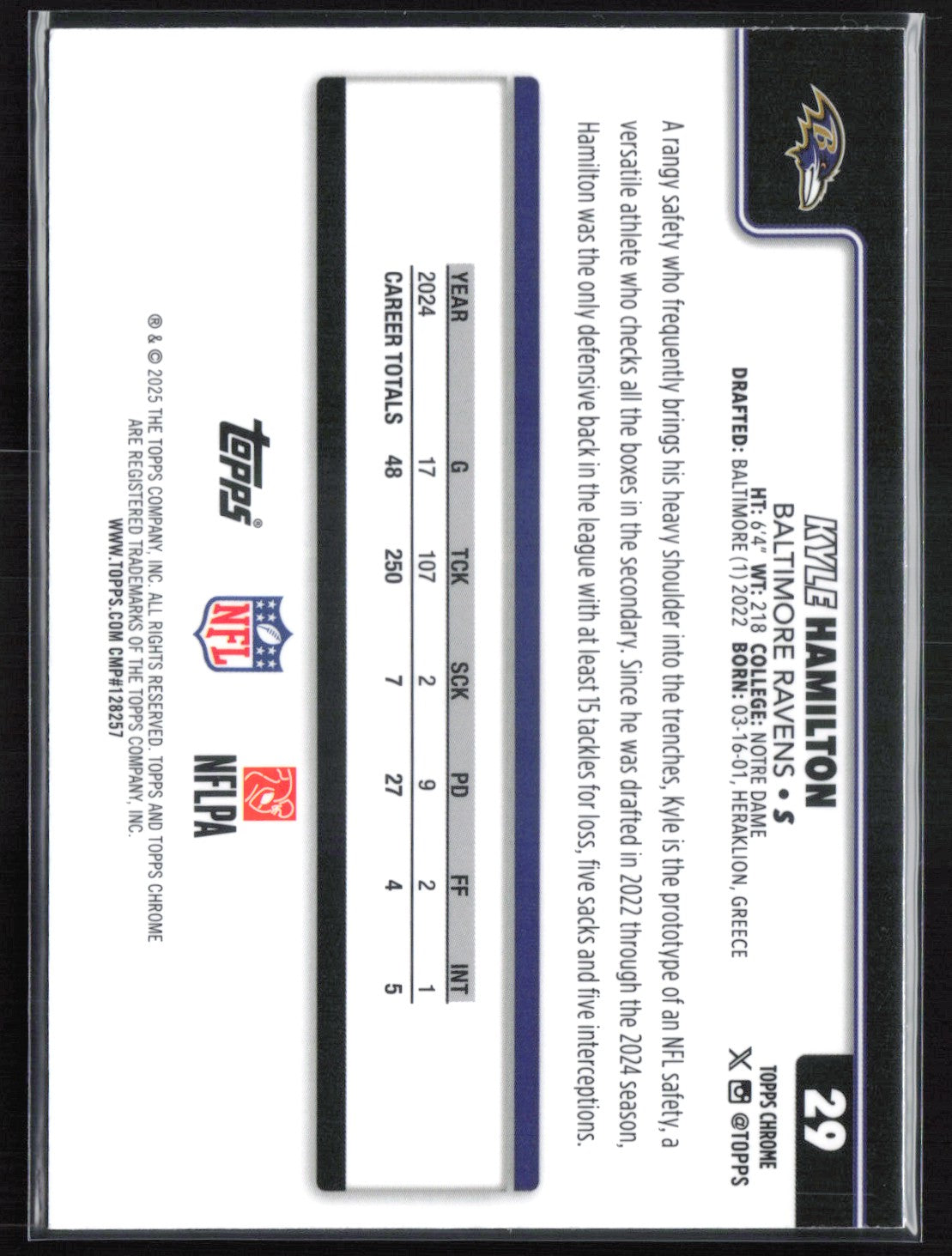 Kyle Hamilton Pulsar Refractor