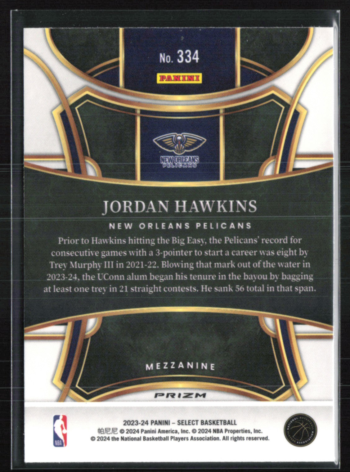 Jordan Hawkins RC Cracked Ice