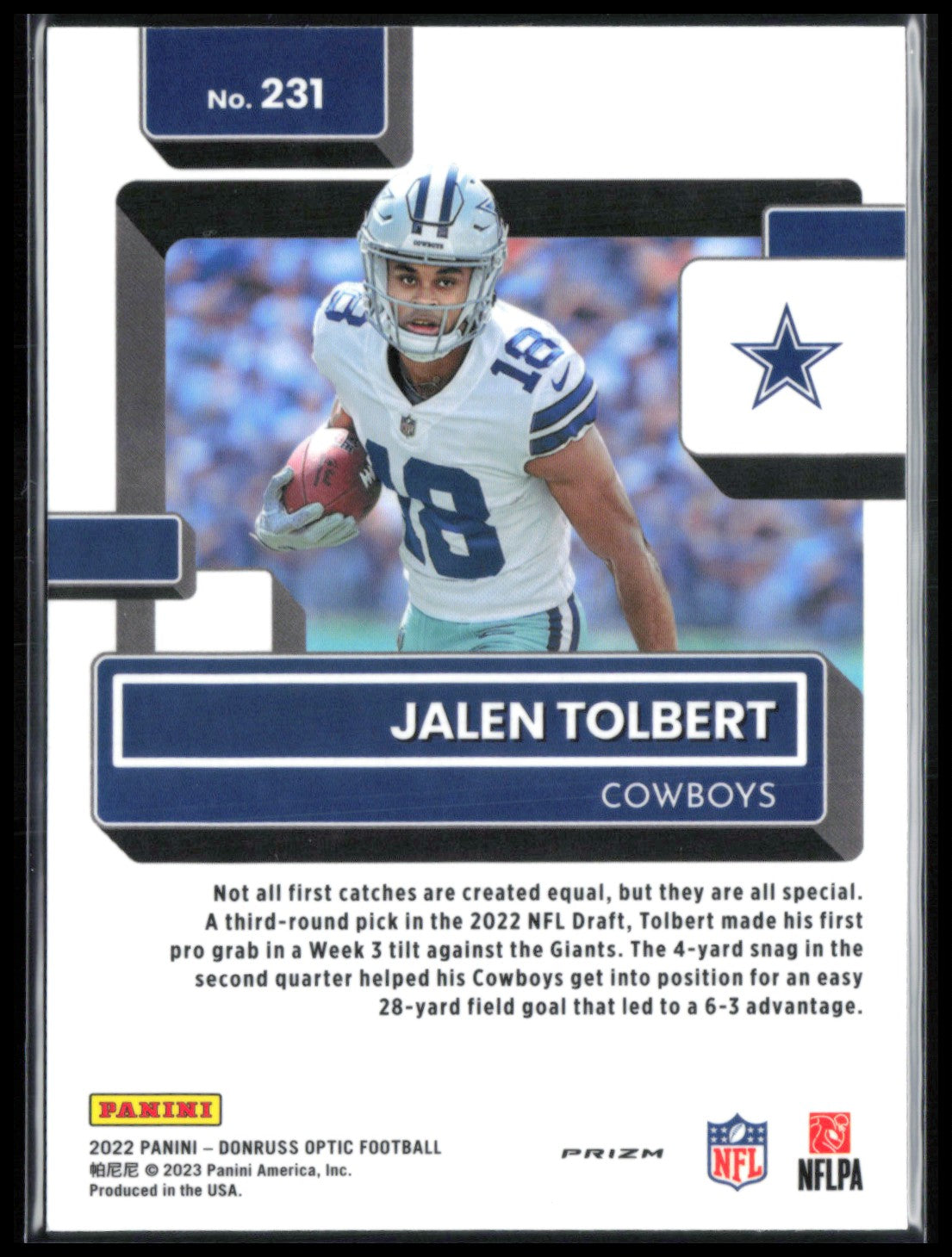 Jalen Tolbert RC Purple Shock