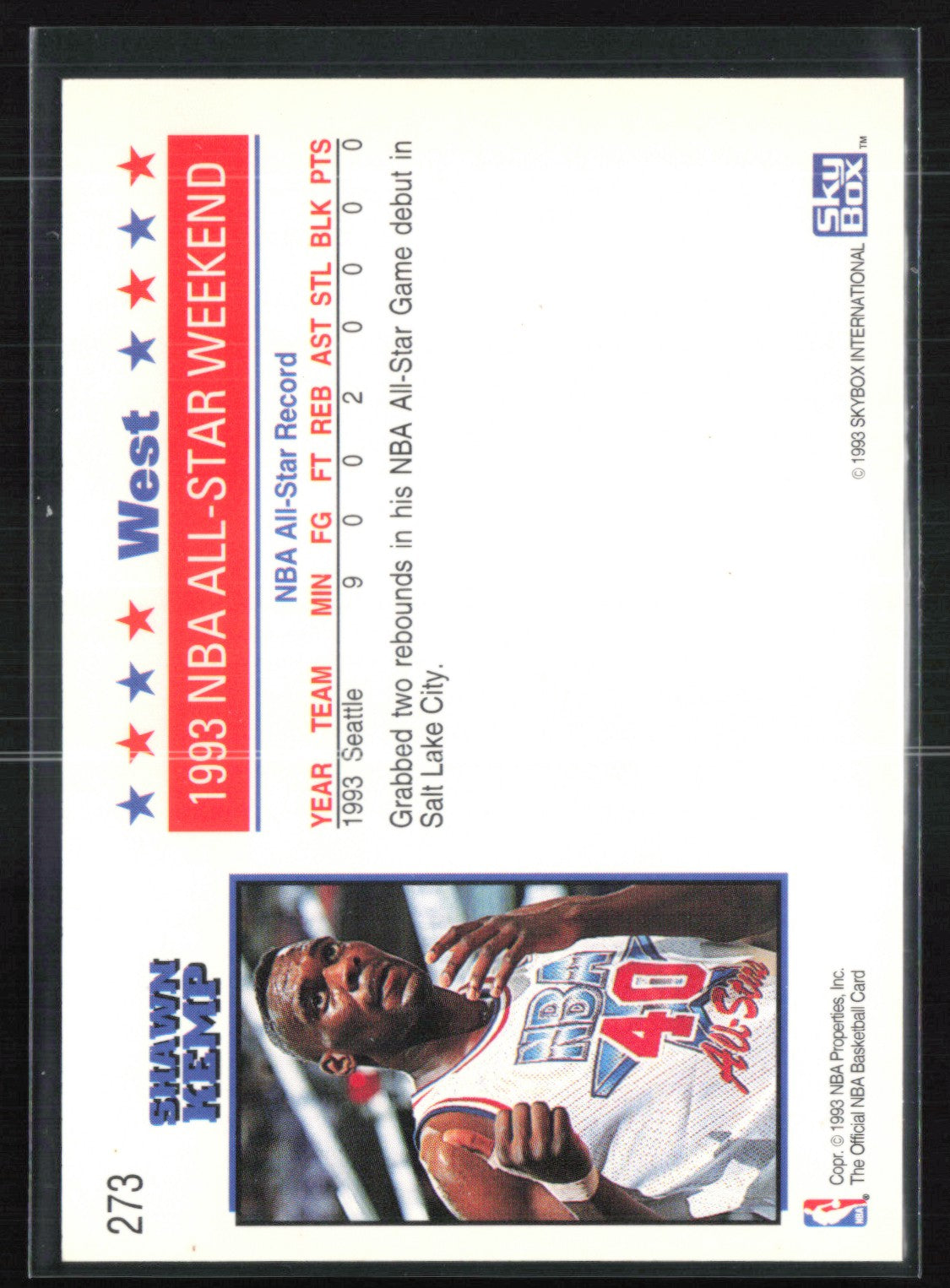 Shawn Kemp 1993 Hoops