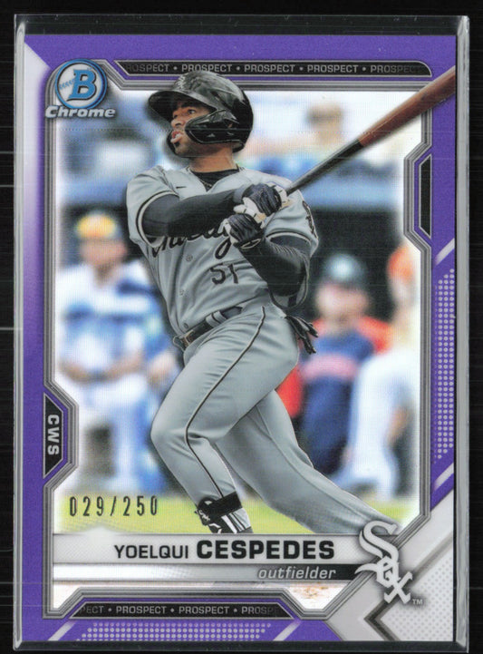 Yoelqui Cespedes Purple Refractor /250