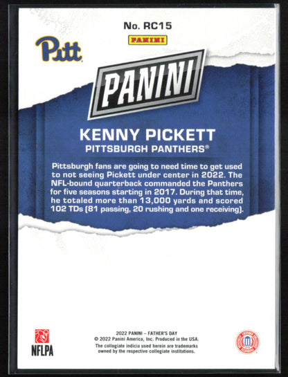 Kenny Pickett RC /199 2022 Panini Father's Day