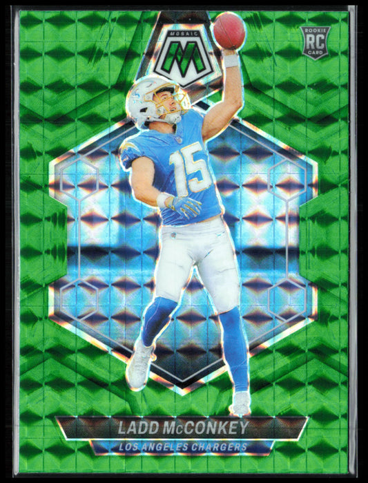Ladd McConkey RC Green Mosaic
