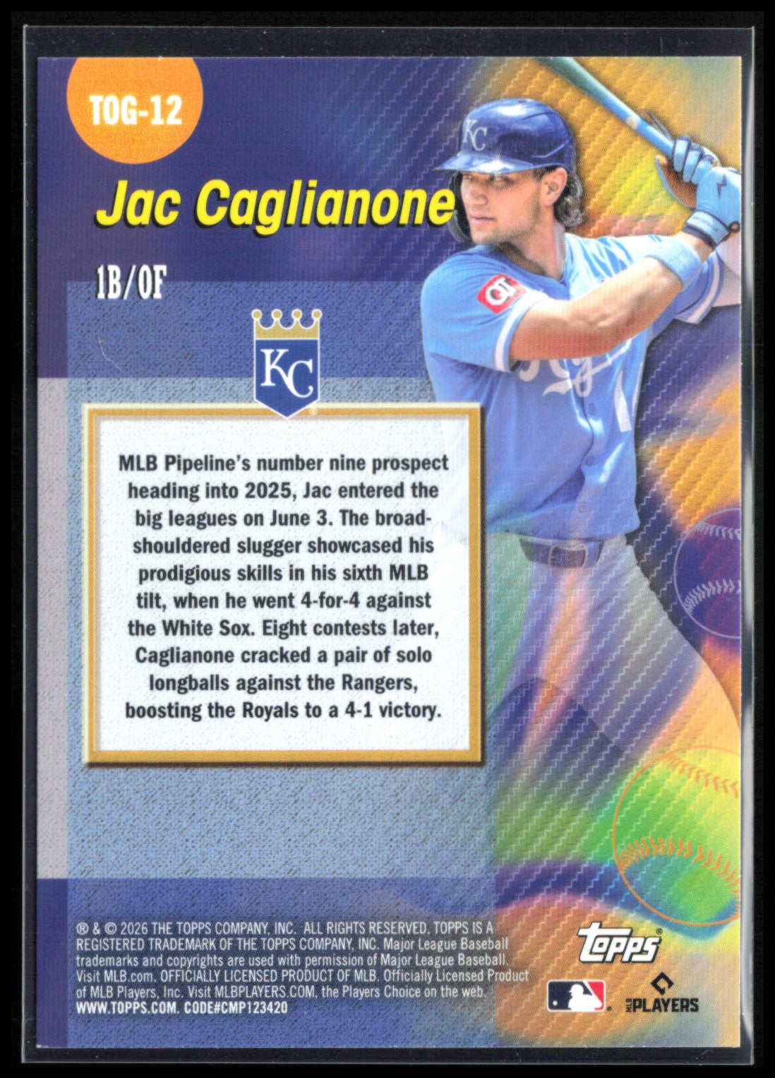 Jac Caglianone RC