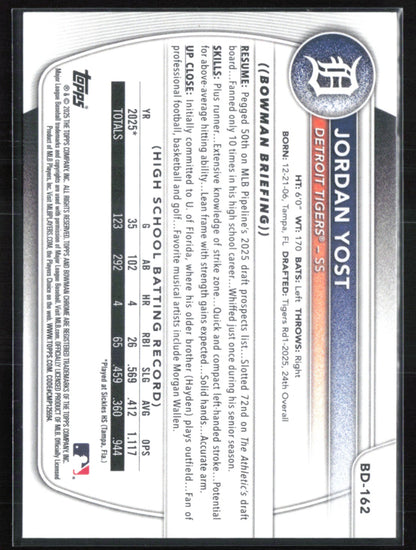 Jordan Yost 1st Bowman