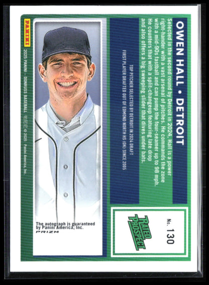 Owen Hall Rated Prospect Auto