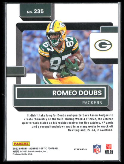 Romeo Doubs RC Holo Rated Rookie