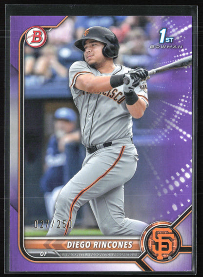 Diego Rincones 1st Bowman Purple /250