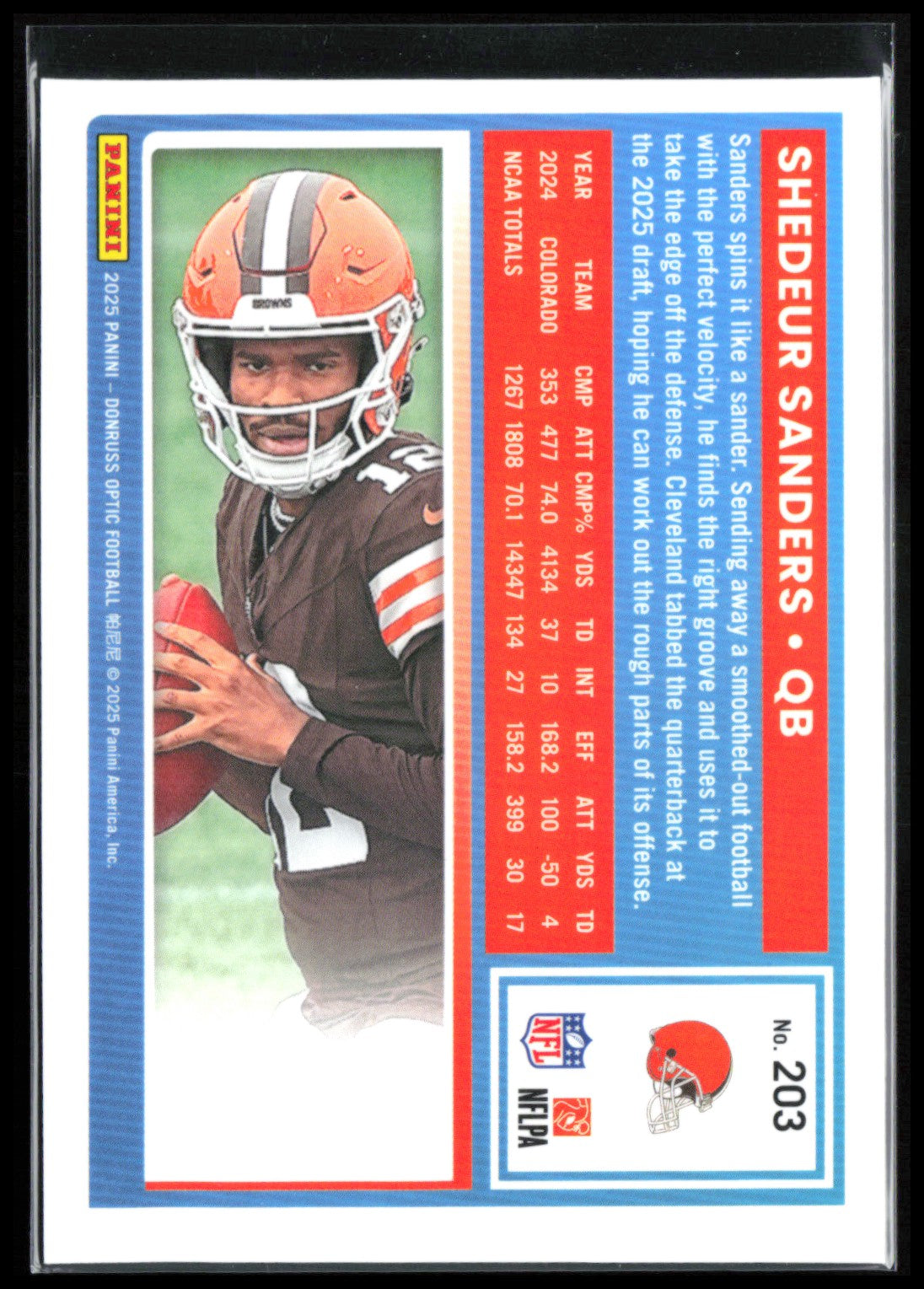 Shedeur Sanders RC Optic