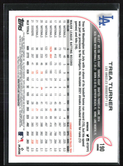 Trea Turner Refractor