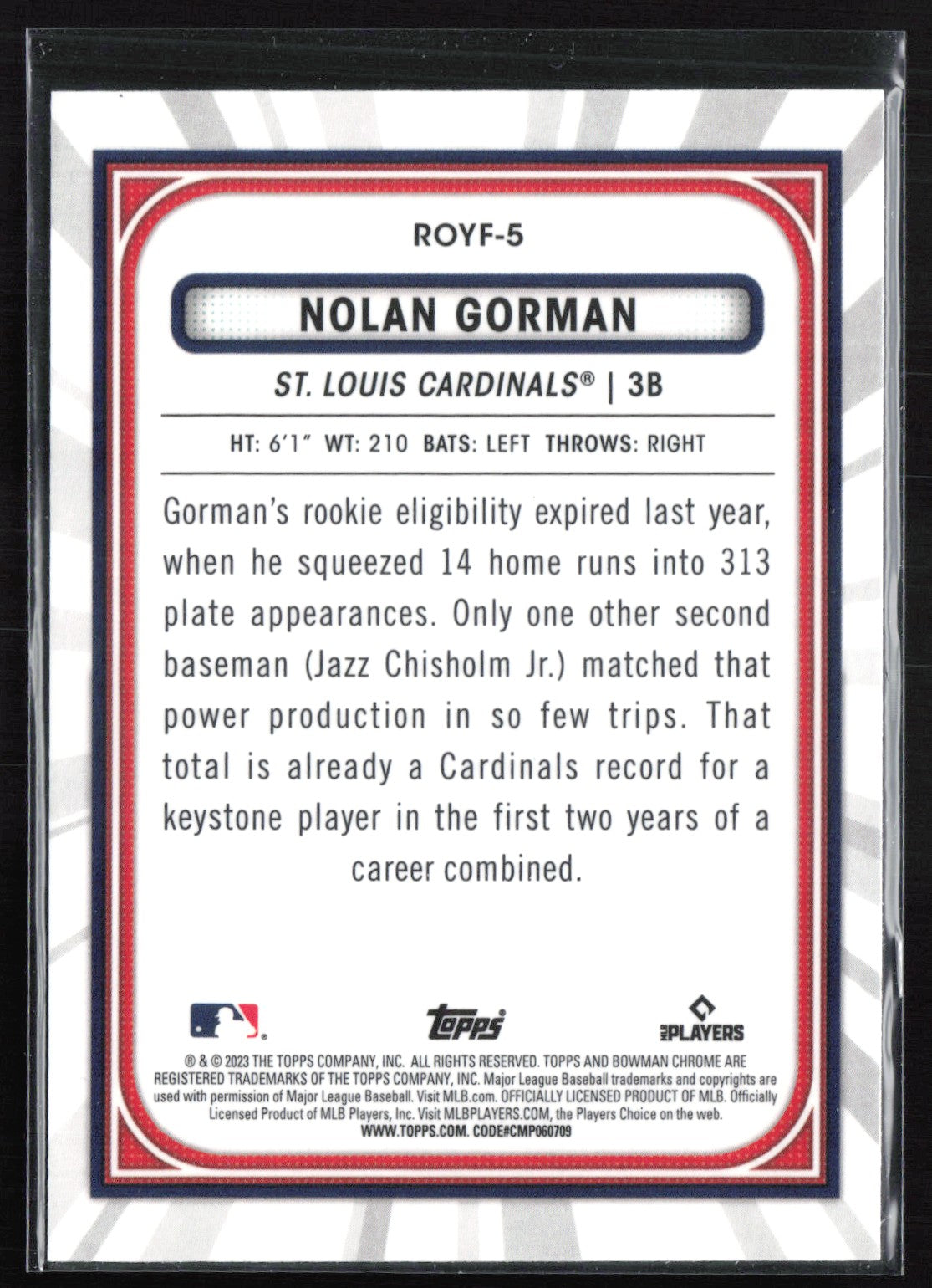 Nolan Gorman RC