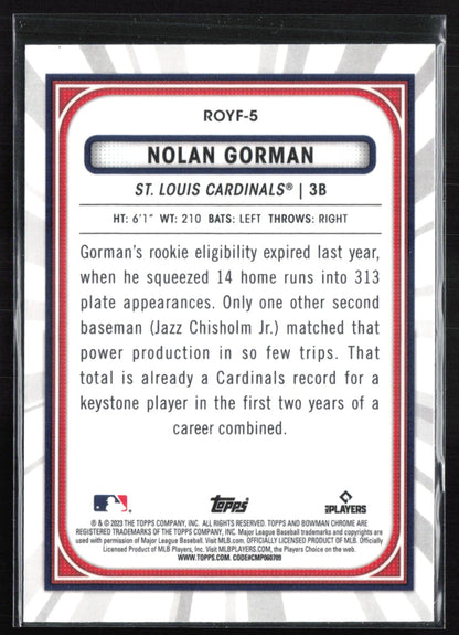 Nolan Gorman RC