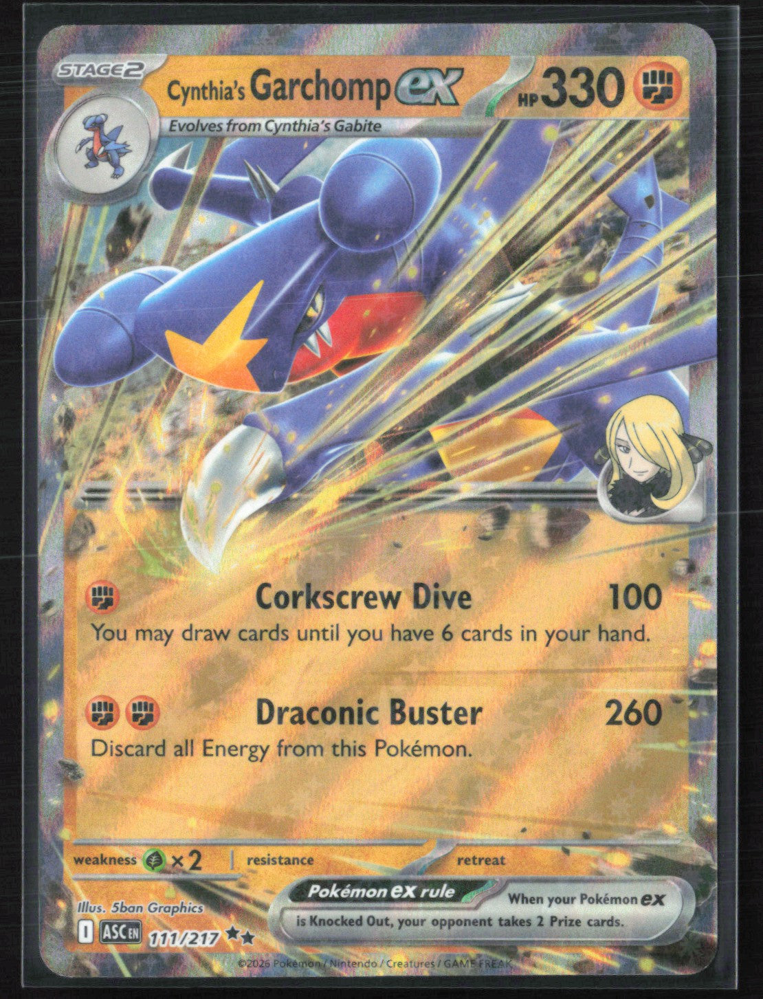 Cynthia's Garchomp ex