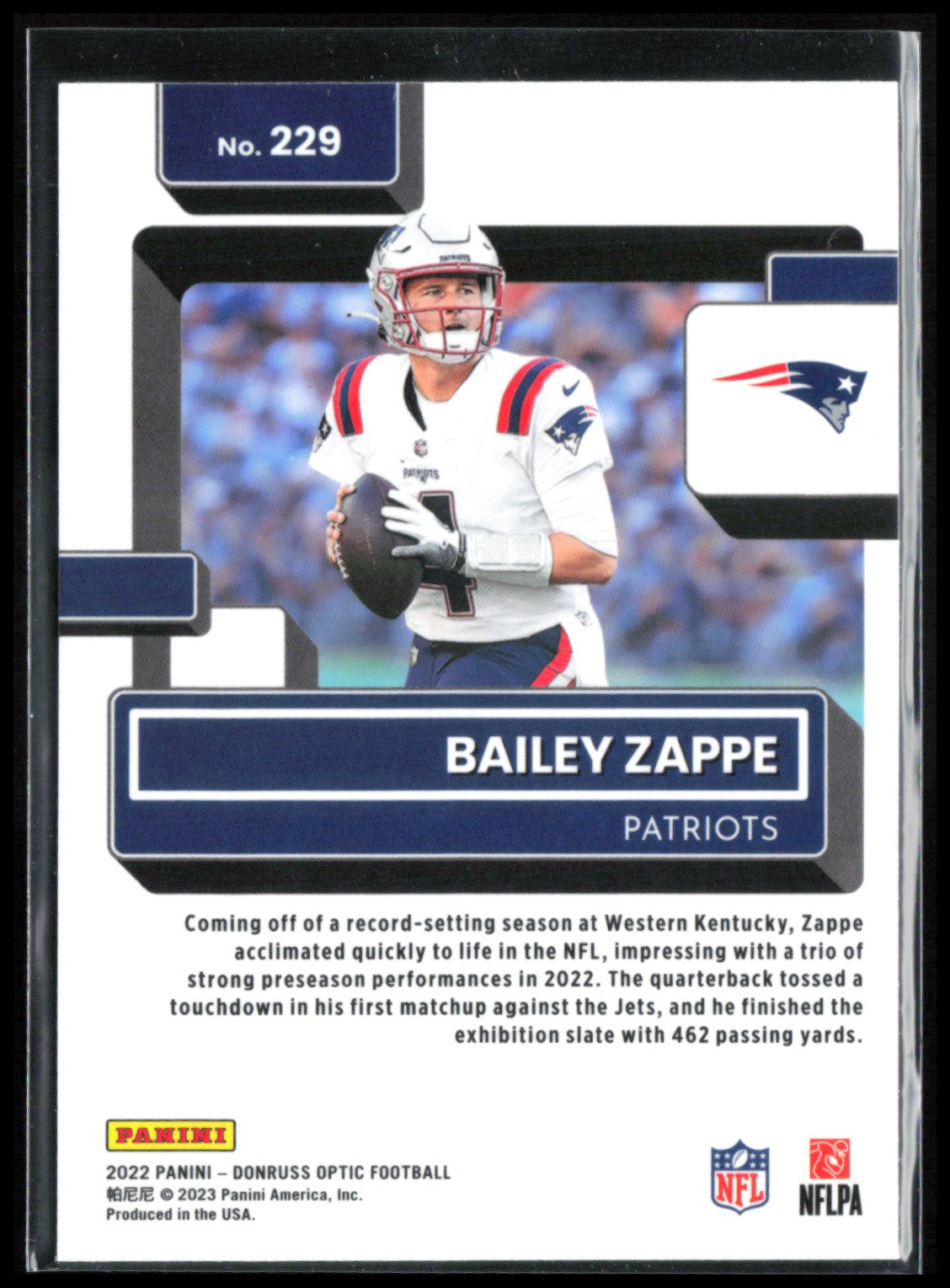 Bailey Zappe RC