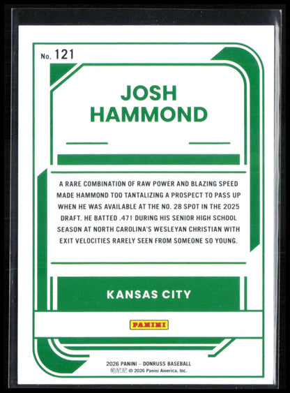 Josh Hammond Prospect Foil