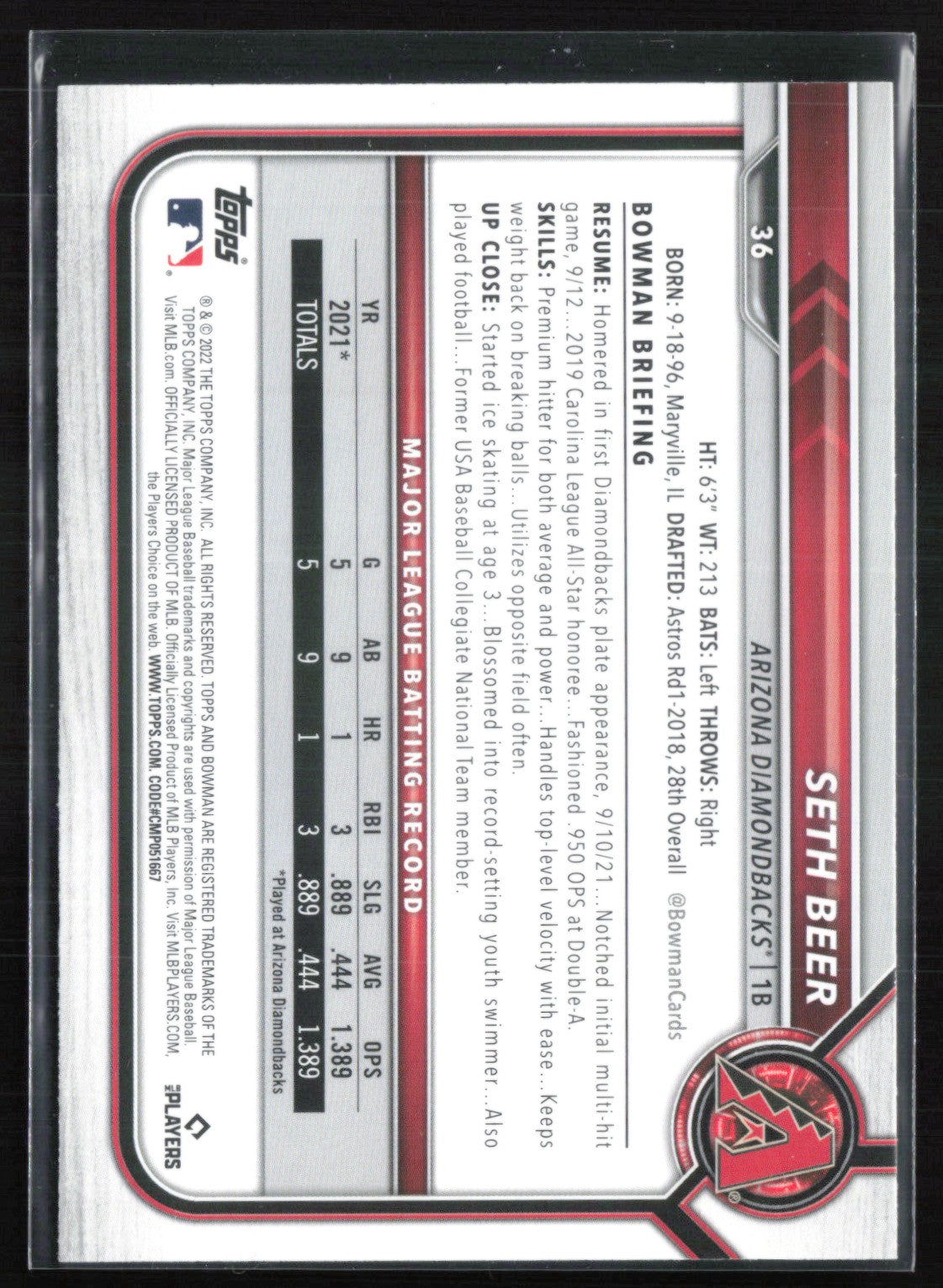 Seth Beer RC