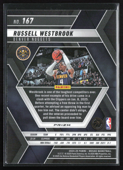 Russell Westbrook Green MOsaic