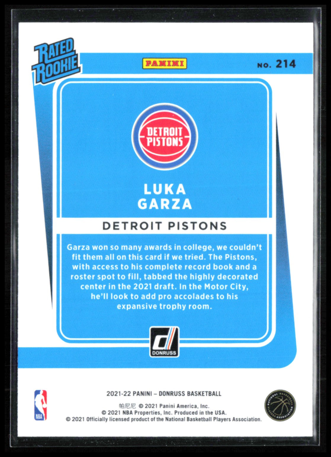 Luka Garza RC Orange Laser