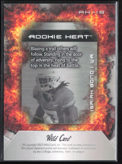 Isaiah Bond RC /24 Wild Card Matte