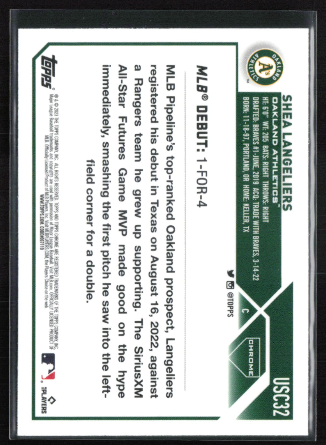 Shea Langeliers RC Refractor