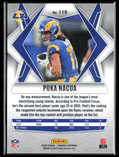 Puka Nacua Green Velocity /49 2025 Phoenix
