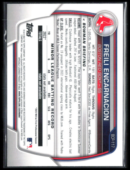 Freili Encarnacion 1st Bowman Mojo