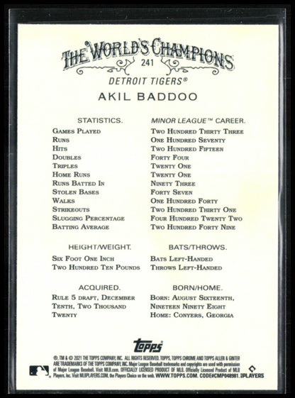 Akil Baddoo RC