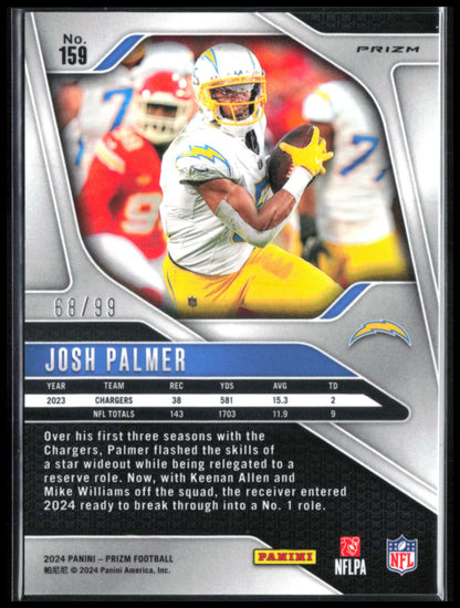 Josh Palmer Blue No Huddle /99