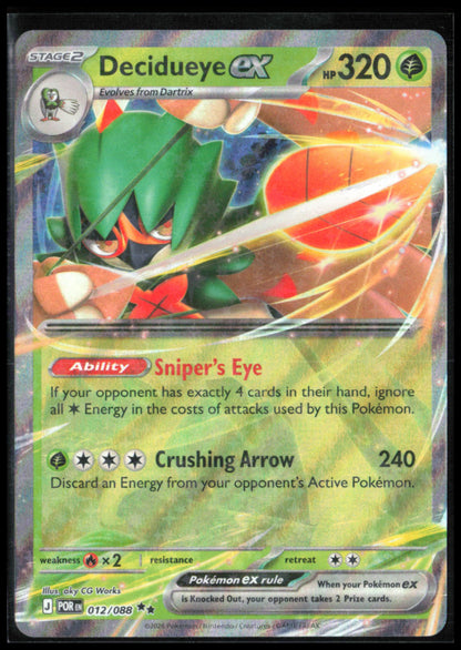 Decidueye ex - 012/088