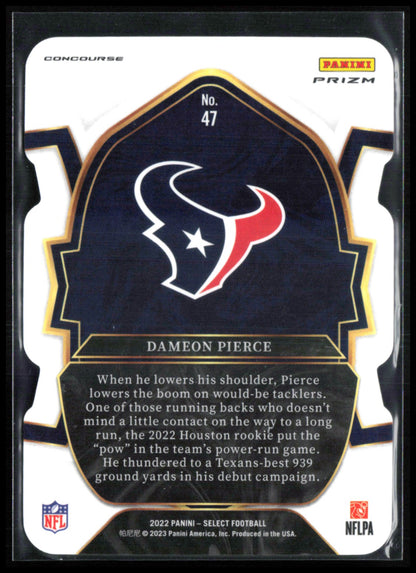 Dameon Pierce RC Green Yellow Die-Cut
