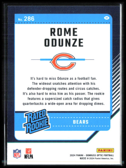 Rome Odunze RC Optic