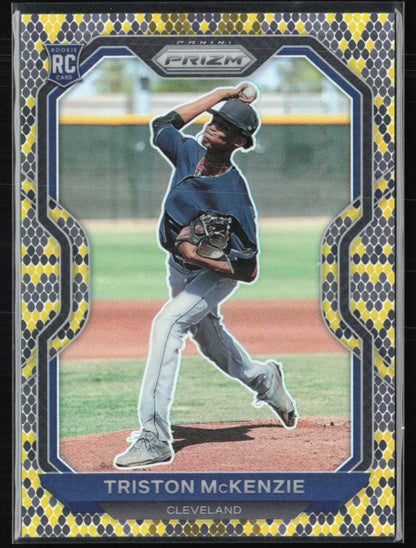 Triston McKenzie RC Snake Skin /50 2021 Prizm