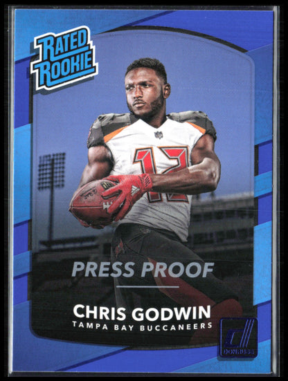Chris Godwin RC Press Proof Blue Foil