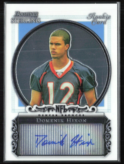 Domenik Hixon RC Auto 2006 Bowman Sterling