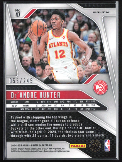 De'Andre Hunter Pink Prizm /249
